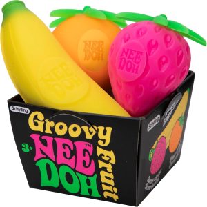 Schylling Nee Doh Groovy Fruit - Novelty Toy (GFND)
