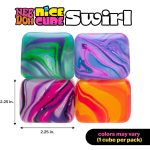 NeeDoh Nice Cube Swirl - Solid Squish - Assorted