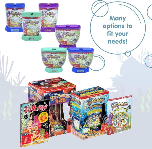 Sea-Monkeys? Magic Castle - World's Only Instant Pets? - Ages 6+ (Pack of 1)